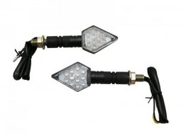 Clignotants à led x2 moto avoc mito 15 leds base abs...