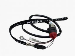 Coupe circuit marque KRM pro ride anti-agression aimanté couleur noir