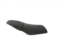 Couvre selle noir couture rouge (anti dérapant) pour scooter piaggio...
