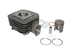 Cylindre piston conti fonte adaptable origine pour Peugeot ludix 50cc...