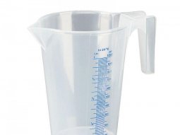 Doseur-broc marque Pressol en polypropylene gradue transparent 1l