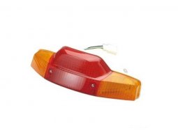 Feu arrière rouge avec clignotants orange (complet) pour scooter...