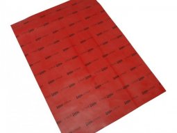 Feuille toile de membrane rouge (210x300mm) pour cyclomoteur solex