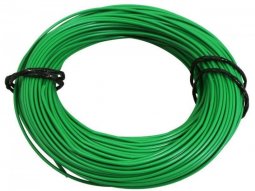 Fil électrique 0,75mm2 9-10 multibrin vert (50m)