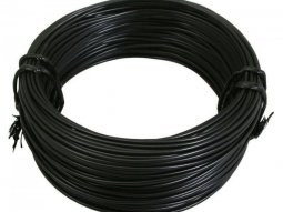 Fil électrique 1,00mm2 12-10 multibrin noir (50m)