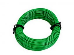 Fil électrique 1,00mm2 12-10 multibrin vert (50m)