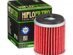 Filtre à huile Hiflofiltro HF141 (38x46mm) pièce pour Moto :...
