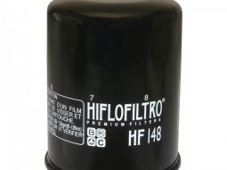 Filtre à huile Hiflofiltro HF148 (65x85mm) pièce pour Moto :...