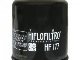 Filtre à huile Hiflofiltro HF177 (65x73mm) pièce pour Moto :...