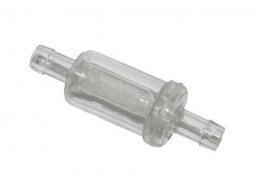 Filtre essence / carburant transparent cylindrique Malossi Ø8mm 114...