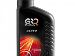 Huile marque Global Racing Oil 2 temps kart-2 100% synthèse (1L)