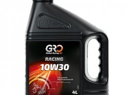 Huile marque Global Racing Oil 4 temps 10w30 100% synthèse (4L)