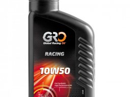 Huile marque Global Racing Oil 4 temps 10w50 100% synthèse (1L)