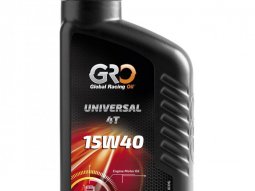 Huile marque Global Racing Oil 4 temps universal 15w40 multigrade (5L)