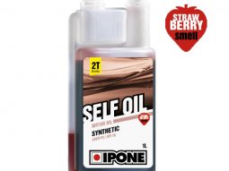 Huile self oil fraise semi-synthèse ipone pour 2t scooter 50...