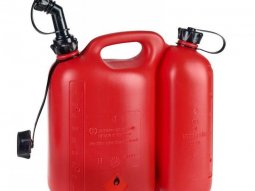 Jerrycan-bidon essence-carburant marque Pressol en polyethylene double...