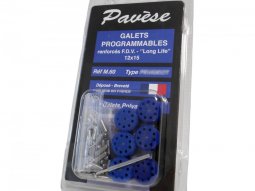 Jeu de 6 galets 12x15 programmable de 1.95 grammes à 6.51 gramme...