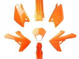 Kit carrosserie orange (7 pièces) pour moto rieju mrt / mrt pro /...