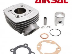 Kit cylindre Airsal t6 alu nikasil 6 transferts pour cyclomoteur Peugeot...