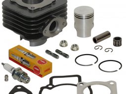 Kit cylindre piston bougie cage pour scooter Piaggio typhoon zip fly...