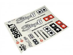 Kit d'autocollants / stickers A2 Stage 6 "MKII" couleur Noir