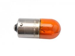 Lampe / ampoule 12v 10w (bau15s ergot decale) neolux graisseur orange