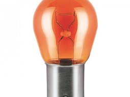 Lampe / ampoule 12v 21w (bau15s ergot decale) osram clignotant orange