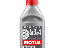 Liquide frein marque Motul dot 3 & 4 brake fluid (500ml)