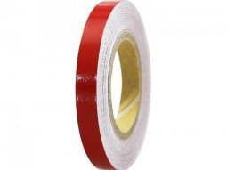 Liseret de jante marque Replay rouge 7mm 6m avec applicateur