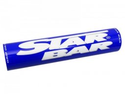 Mousse de guidon moto cross star bar mx-enduro bleu (diamètre 50mm -...