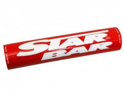 Mousse de guidon moto cross star bar mx-enduro rouge (diamètre 50mm...