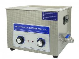 Nettoyeur-bac ultrasons professionnel analogique 15l 360 watts avec vanne...