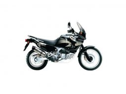 Pot d'échappement Leovince SBK LV One inox pour moto Honda XRV...