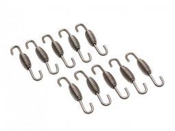 Ressorts de pot l50mm inox diam 1,6mm (crochet tournant) (sachet de 10)