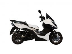 Silencieux Leovince SBK Nero pour maxiscooter Kymco Xciting 400 13 / 14