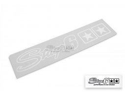 Sticker / Autocollant Stage 6 couleur gris alu 25x4,5cm, logo...