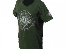 T shirt homme manches courtes archive vert motorcycle - taille xxl