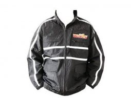 Veste de pluie noir à capuche Wiils taille XL pour moto *Prix...