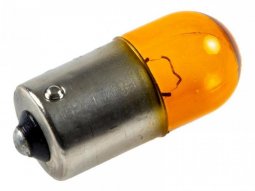Ampoule Neolux 12V 10W BAU15S ergot décalé orange