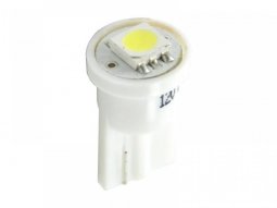 Ampoules Ã  1 LED blanc W5W T10 12V 0.24W