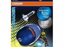 Ampoules XÃ©non Osram H7 X-Racer Xtra Blue Look 12V 55W bleu