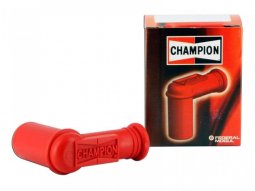 Antiparasite Silicone Champion Ø14mm 90° rouge sans douille