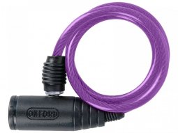Antivol spiral Oxford Cable Lock violet Ã6 x 60cm