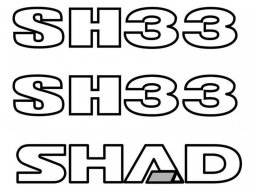 Autocollants de top case Shad SH33
