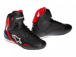 Baskets moto Alpinestars Faster 3 Honda rouge / noir / bleu