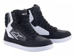 Baskets moto Alpinestars J-6 Waterproof noir / blanc / gris