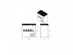 Batterie Fulbat FHD14HL-BS  12V 14Ah
