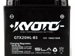Batterie Kyoto GTX20HL-BS SLA AGM prête à l'emploi