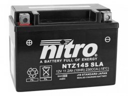 Batterie Nitro NTZ14S 12V 11,2Ah prête à l’emploi