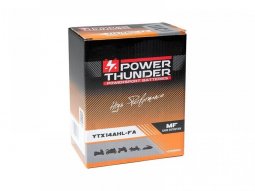 Batterie Power Thunder YTX14AHL-FA 12V 14 Ah prête à...